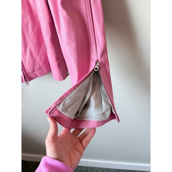 Vintage Wilsons Leather Maxima Pink Leather Jacket- Size XL - Picture 7 of 15